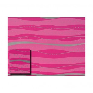 Pink & Silver Waves & Stars Gift Wrap & Tags Pink & Silver Waves & Stars Gift Wrap & Tags